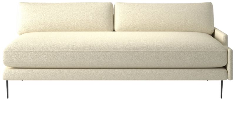 Scalino Left Arm Loveseat Bloce Cream - image 0 of 8