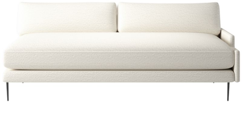 Scalino Left Arm Loveseat Wooly Sand - image 0 of 8