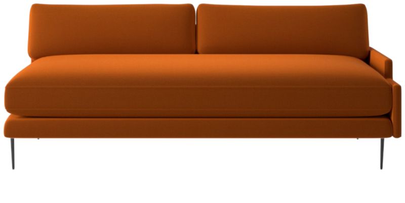 Scalino Left Arm Loveseat Luca Russet - image 0 of 8