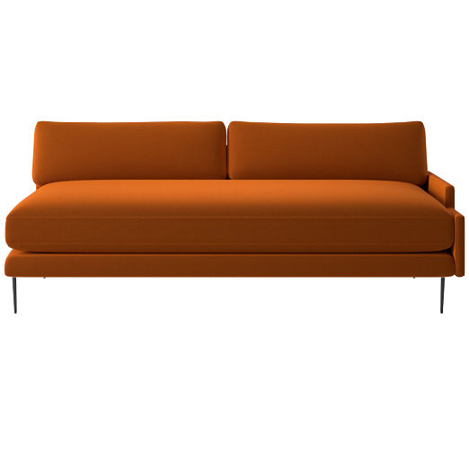 Scalino Left Arm Loveseat Luca Russet