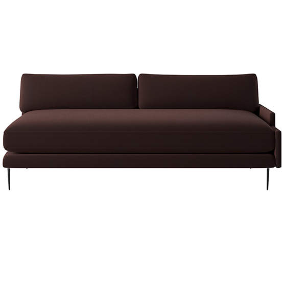 Scalino Left Arm Loveseat Luca Espresso