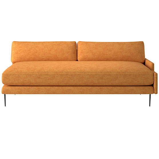 Scalino Left Arm Loveseat Dream Ginger Tea