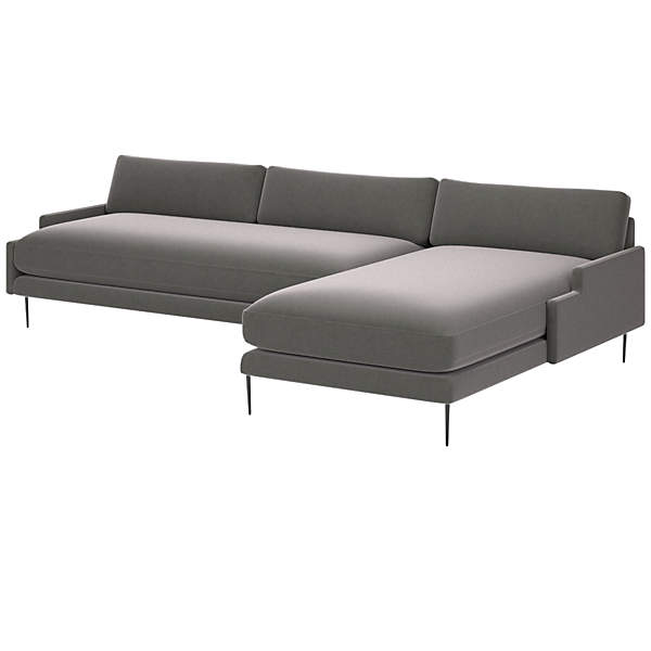Cb2 chaise couch cheap