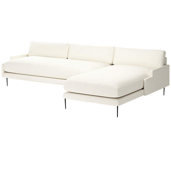 Right arm chaise shop sofa
