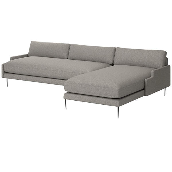 Right arm top sofa chaise