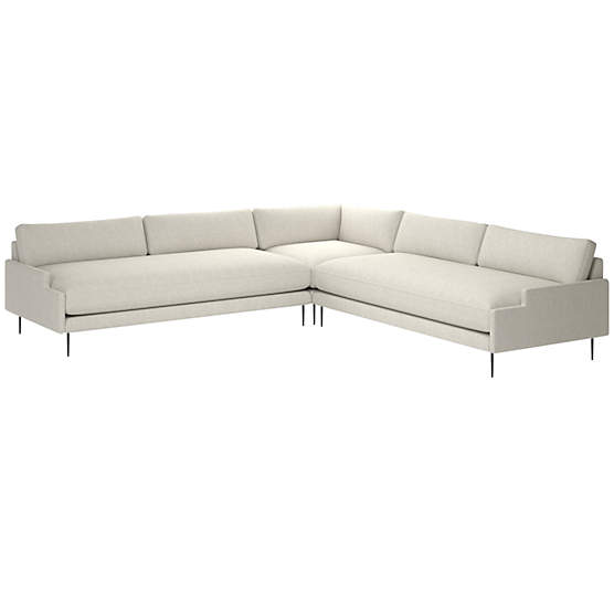 Scalino 3-Piece Sectional Sofa Nomad Snow