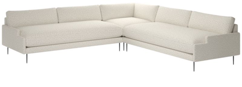 Scalino 3-Piece Sectional Sofa Bloce Grey - image 0 of 7