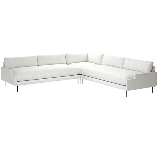 Scalino 3-Piece Sectional Sofa Elliot Dove