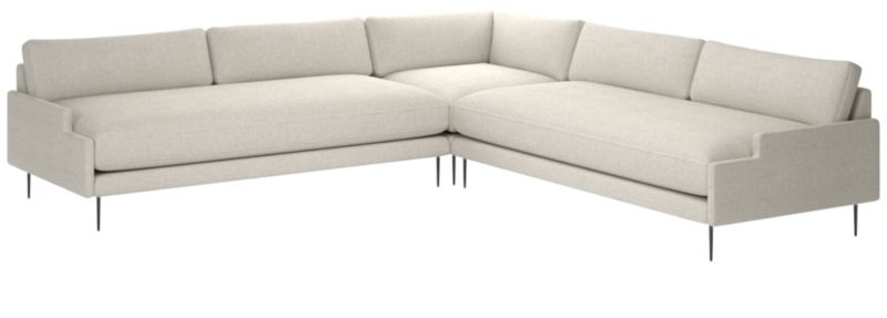 Scalino 3-Piece Sectional Sofa Deauville Dune - image 0 of 7