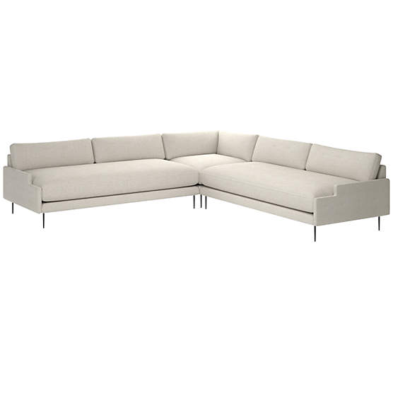 Scalino 3-Piece Sectional Sofa Deauville Dune