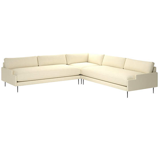 Scalino 3-Piece Sectional Sofa Bloce Cream