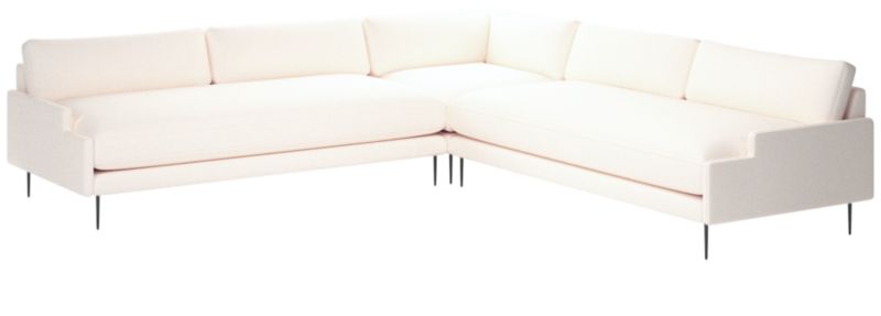 Scalino 3-Piece Sectional Sofa Biba Frost - image 0 of 7