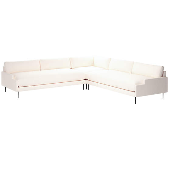 Scalino 3-Piece Sectional Sofa Biba Frost