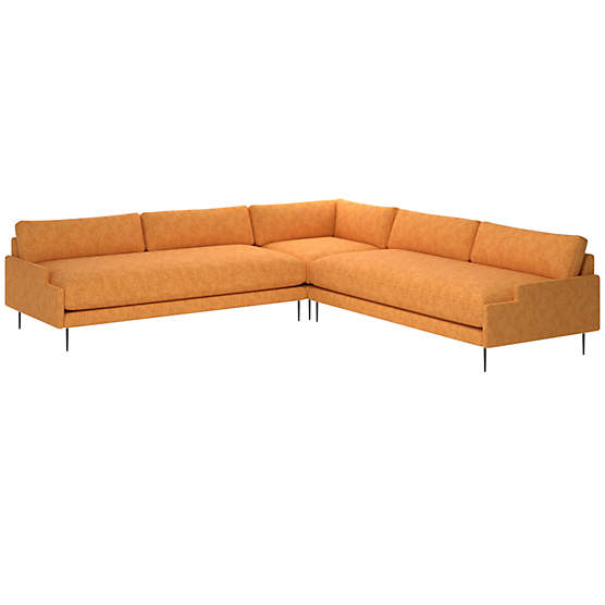 Scalino 3-Piece Sectional Sofa Dream Ginger Tea