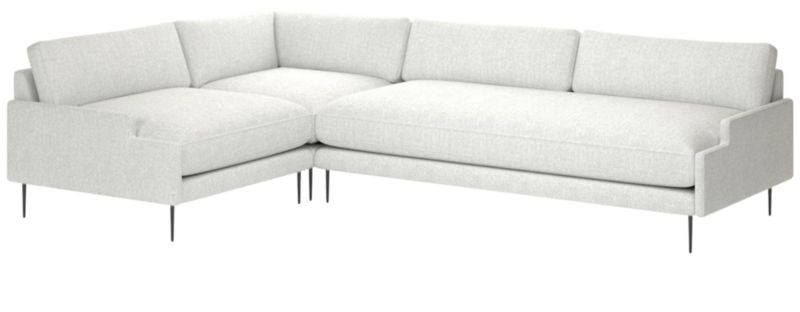 Scalino 3 Piece Sectional Sofa With