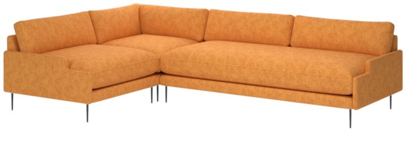 Scalino 3-Piece Sectional Sofa with Left Arm Chair Dream Ginger Tea - image 0 of 7