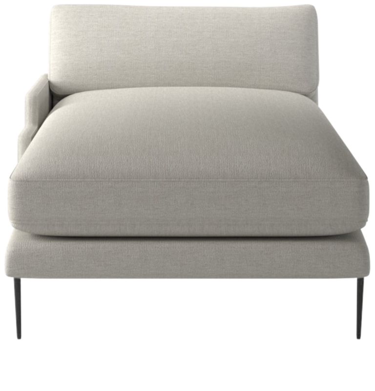 Scalino Left Arm Chaise Nomad Snow - image 0 of 8