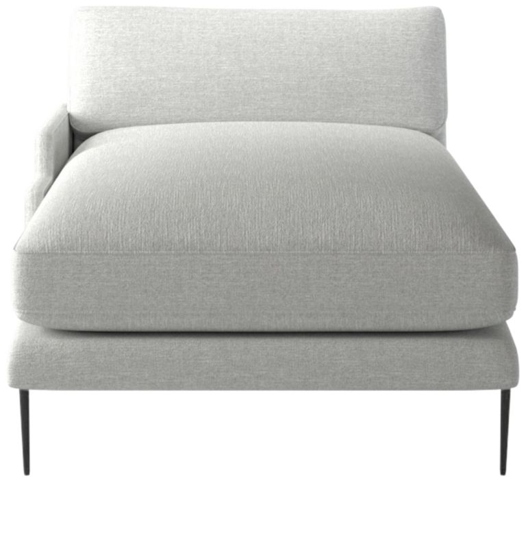 Scalino Left Arm Chaise Elliot Dove - image 0 of 8