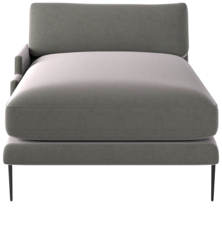 Scalino Left Arm Chaise Luca Storm - image 0 of 8