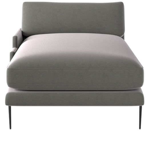 Scalino Left Arm Chaise Luca Storm