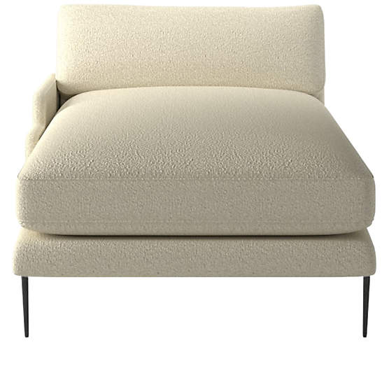 Scalino Left Arm Chaise Bloce Cream