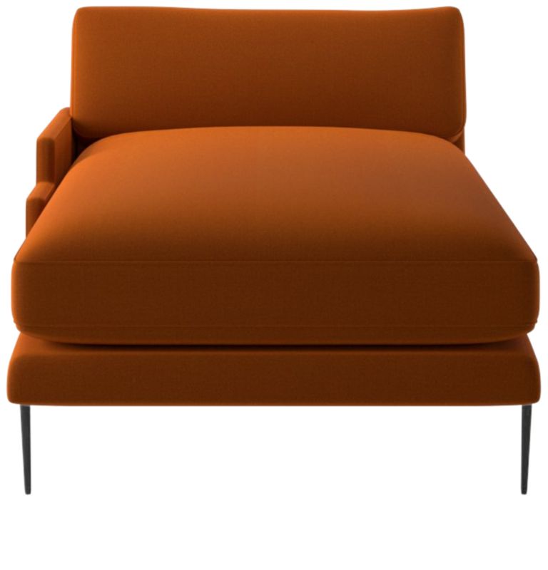 Scalino Left Arm Chaise Luca Russet - image 0 of 8