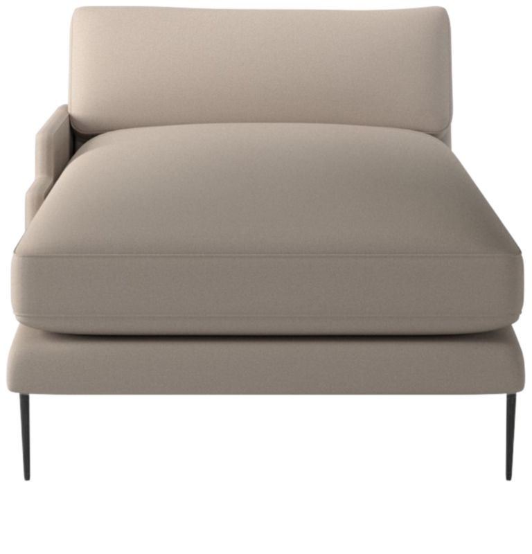 Scalino Left Arm Chaise Luca Bone - image 0 of 8