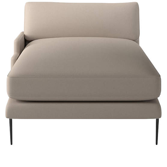 Scalino Left Arm Chaise Luca Bone