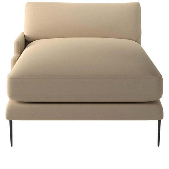 Scalino Left Arm Chaise Biba Parchment