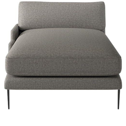 Scalino Left Arm Chaise Taylor Felt Grey