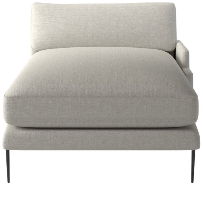 Scalino Right Arm Chaise Nomad Snow - image 0 of 8