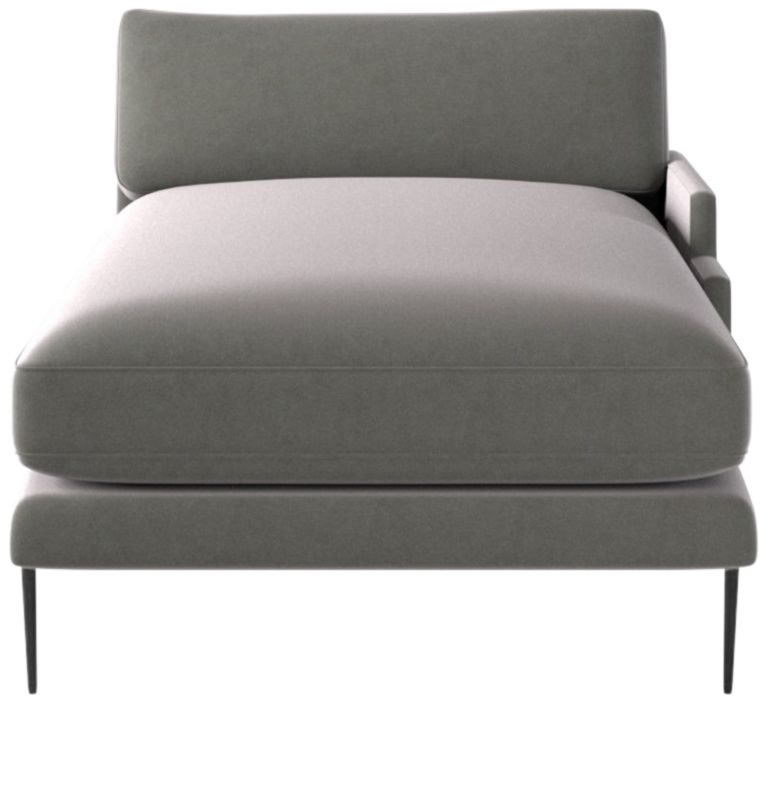 Scalino Right Arm Chaise Luca Storm - image 0 of 8