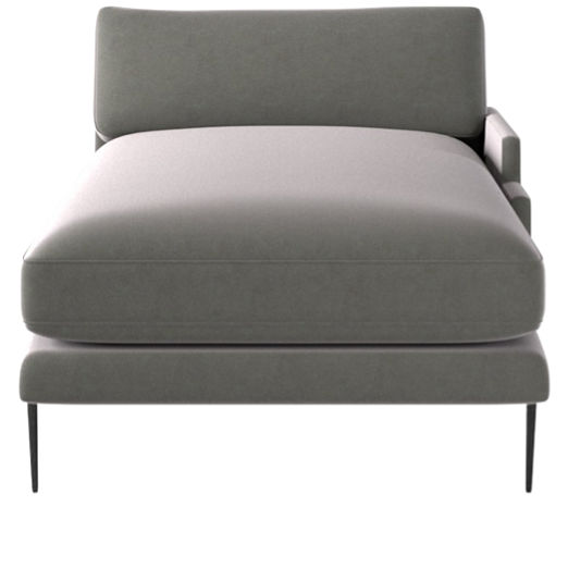 Scalino Right Arm Chaise Luca Storm