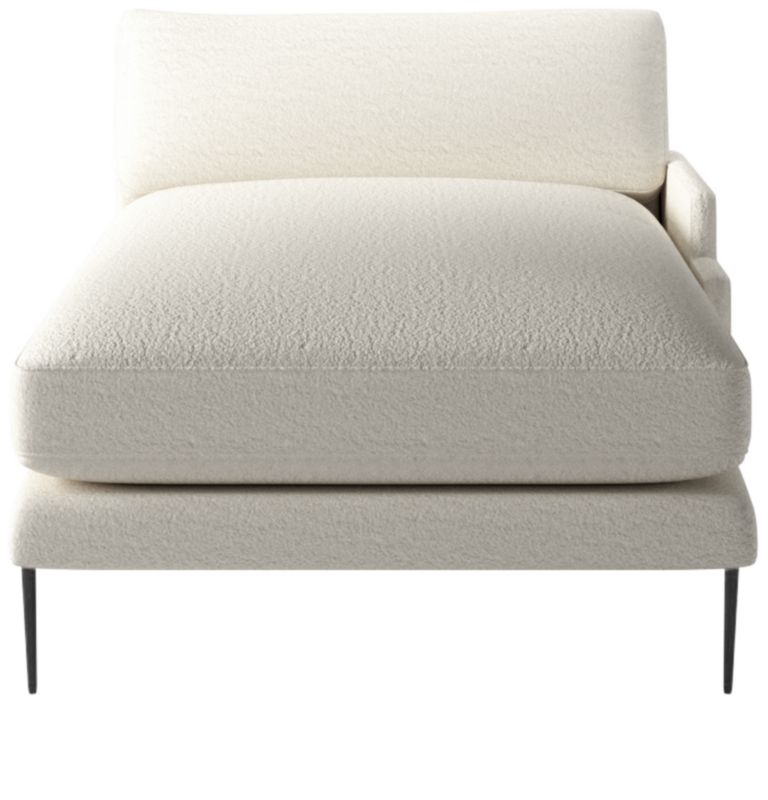 Scalino Right Arm Chaise Wooly Sand - image 0 of 8