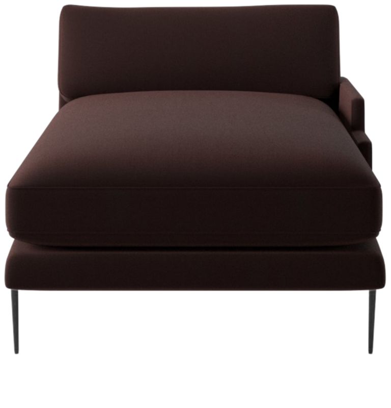 Scalino Right Arm Chaise Luca Espresso - image 0 of 8