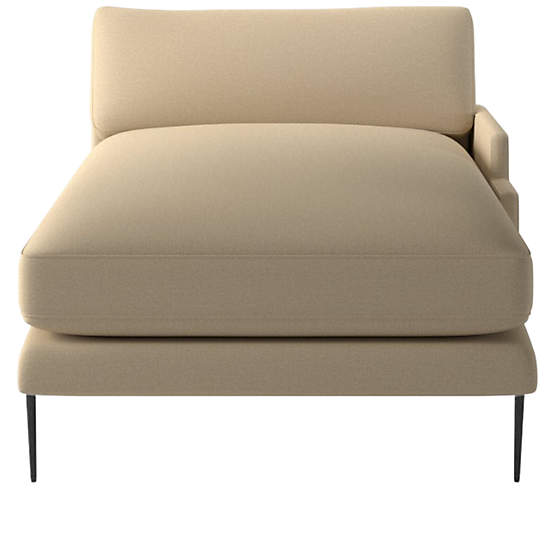 Scalino Right Arm Chaise Biba Parchment