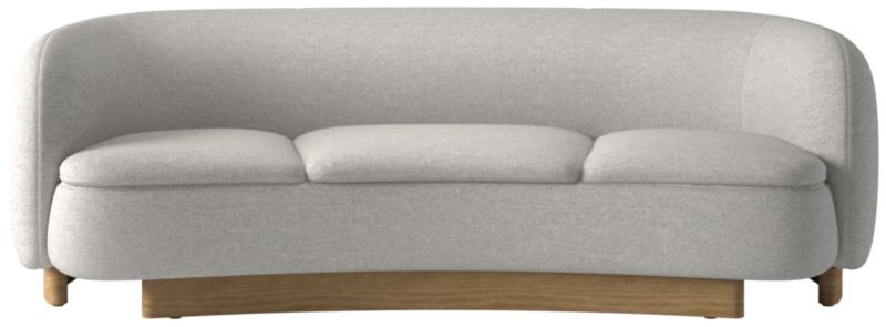 Muir Curved Sofa Hatch Platinum by Lawson-Fenning - image 0 of 8