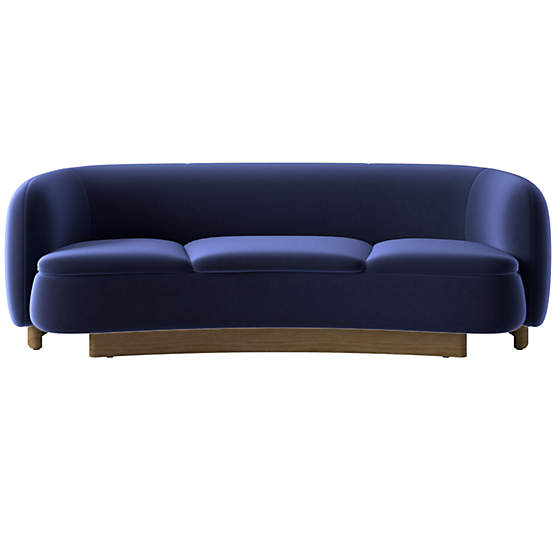 Muir Curved Sofa Luca Eclipse by Lawson-Fenning