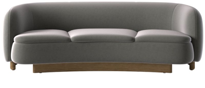 Muir Curved Sofa Luca Storm by Lawson-Fenning - image 0 of 8