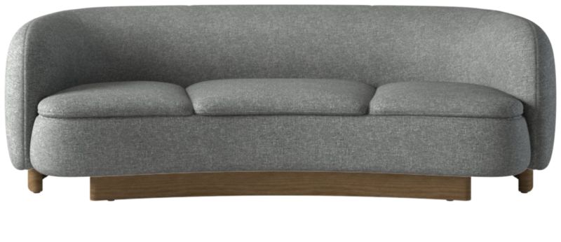 Muir Curved Sofa Hatch Charcoal by Lawson-Fenning - image 0 of 8