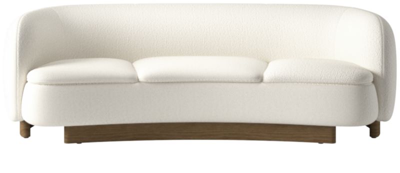 Muir Curved Sofa Wooly Sand by Lawson-Fenning - image 0 of 8