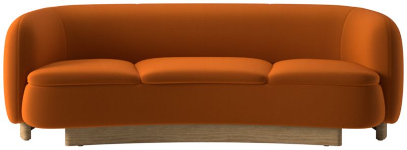 Muir Curved Sofa Luca Russet by Lawson-Fenning - image 0 of 8