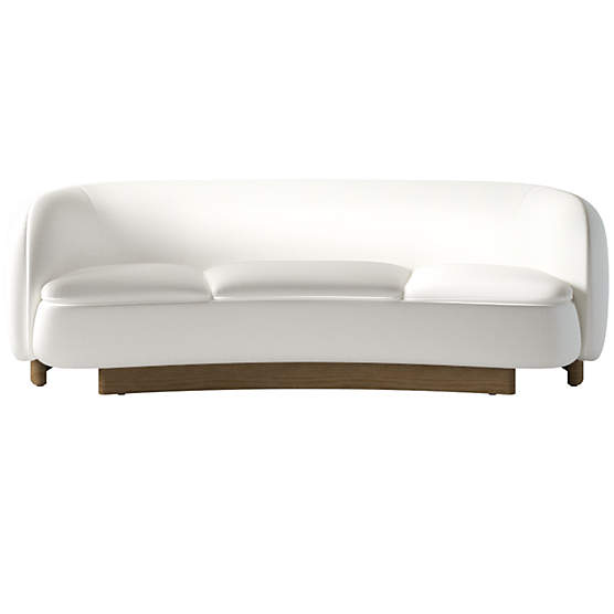 Muir Curved Sofa Dream Pina Colada by Lawson-Fenning