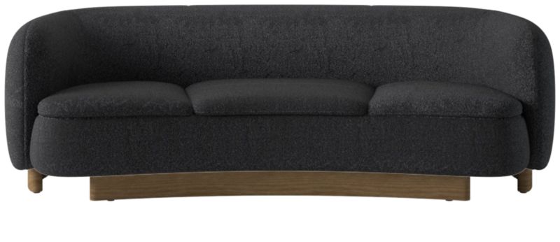 Muir Curved Sofa Bloce Noir by Lawson-Fenning - image 0 of 8