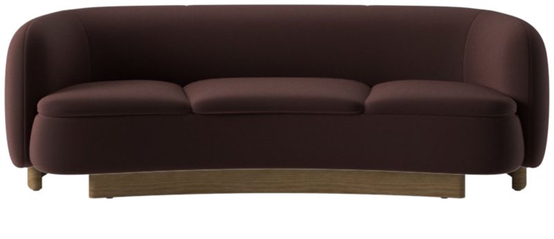 Muir Curved Sofa Luca Espresso by Lawson-Fenning - image 0 of 8