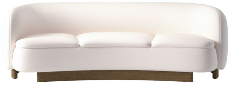 Viewing product image Muir Curved Sofa Biba Frost by Lawson-Fenning - image 1 of 7