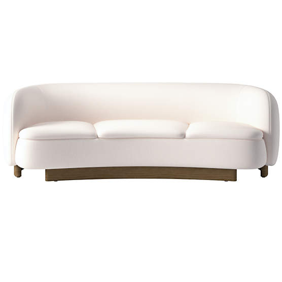 Muir Curved Sofa Biba Frost by Lawson-Fenning