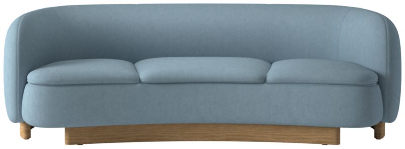 Muir Curved Sofa Lisbon Wedgewood by Lawson-Fenning - image 0 of 8