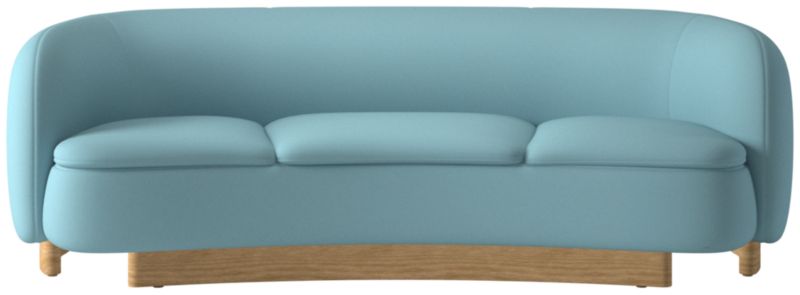 Muir Curved Sofa Logan Iceberg by Lawson-Fenning - image 0 of 7