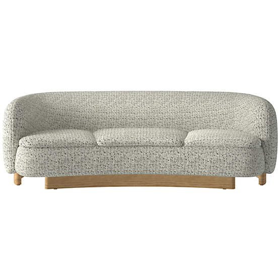 Muir 90" Curved Sofa Hartman Tuxedo